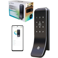 Smart Fechadura Digital Wi-Fi De Sobrepor Positivo Casa Inteligente, Abertura Por Senha