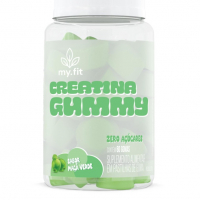 Creatina Gummy, Sabor Maça Verde (60 Gomas) 3g De Creatina Por Dose, Zero Açúcar - My Fit