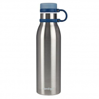 Garrafa Térmica Inox Parede Dupla Matterhorn 591ml Azul Mônaco Contigo
