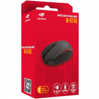 Mouse C3Tech M-BT40 Branco Recarregável Dual Mode Bluetooth 2.4GHz S/Fio