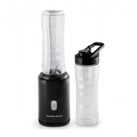 Liquidificador Individual, Preto, Dois Copos, Personal Blender 110v, Hamilton Beach
