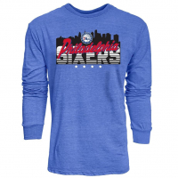 Blue 84 Camiseta Flyline De Manga Comprida Tri-Blend Oficialmente Licenciada Pela NBA