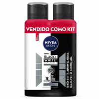 Kit NIVEA Desodorante Aerosol Men Black&White Invisible - 2 Unidades
