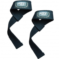 Punch Strap Musculação - Preto - Par - 100% Algodão