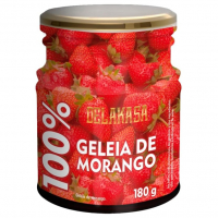 Geleia 100% Morango Delakasa 180G