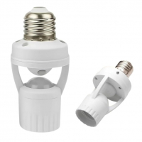 Fotocélula Soquete Sensor De Movimento Para Lâmpada Soquete E27 Controle Automático