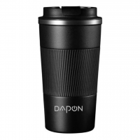 Caneca Térmica Dapon Aço Inox 510ml Preto