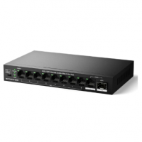 Switch De Internet Gigabit Teg1110pf-8-120w Com 10 Portas, 1000Mbps, PoE, Plug & Play