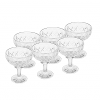 WOLFF - Conjunto 6 Taças De Sobremesa De Cristal Angel 260ml