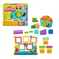 Play-Doh Kit Inicial Fotos Divertidas, Conjunto De Massinha Com 3 Potes De Massa De Modelar E Acessórios