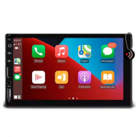 Kit Multimídia 7 Polegadas CarPlay E Android Auto Bluetooth Usb Full Touch + Câmera De Ré
