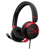 Headset Gamer Infantil HyperX Cloud Mini, Com Fio E Limitador De Volume, USB-C, Preto - 7G8F4AA
