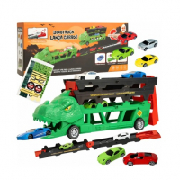 Lançador Dino Truck Super Carrinhos Caminhão Cegonha Pista