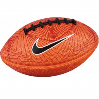 Bola De Futebol Americano Nike 500 Mini 4.0 FB 5 - Laranja Com Preta