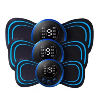 Kit Com 3 Mini Massageador Elétrico Portátil Aparelho Massageador Elétrico Recarregável Portátil P/Dor Muscular