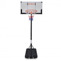 Tabela De Basquete Portátil Ajustável 3,05m Aro 45cm Vollo