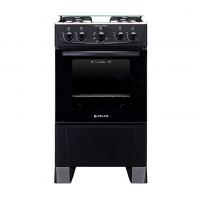 Fogão Atlas 4 Bocas Preto Com Forno Limpa Fácil Coliseum Plus - Forno 50l - Marketplace