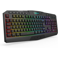 Teclado Redragon Harpe Wireless | MEMBRANA, GAMER, PRETO
