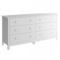 Cômoda Ditália 6 Gavetas Dm-221 Branco