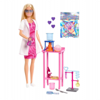 Boneca Barbie Profissões Cientista Mattel Para Crianças A Partir Dos 3 Anos