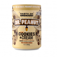 DR. Peanut Pasta De Amendoim Cookies And Cream 250G - Com Whey Protein