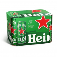 Heineken Cerveja Sleek Lata 350ml Pack 12 Unidades