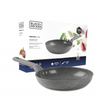 BLACK+DECKER Frigideira 22 cm Ceramic Line Grey Marble