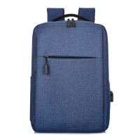 Mochila Impermeável Com Usb Carregador Reforçada Cor Azul - Miran