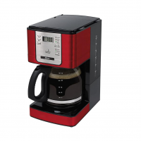 Oster Cafeteira Flavor Programável, 1,5L, 110V, Vermelha/Preto, 1000W, BVSTDC4401RD