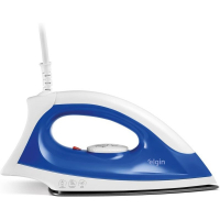 Ferro De Passar A Seco Iron Force Elgin Super Leve Branco E Azul Base Antiaderente 220V