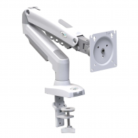 Suporte Articulado De Mesa Com Pistão A Gás Para Monitores De 17' A 35' Branco - F80W ELG