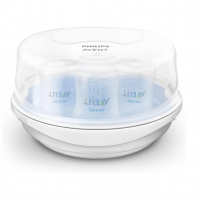 Esterilizador De Microondas Para Mamadeiras Bicos E Chupetas Philips Avent Azul/Branco