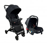 Carrinho De Passeio C/Bebê Conforto TS NIVI Maxi Baby (Preto)