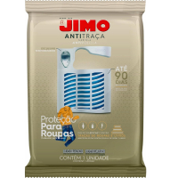 Jimo Anti-Traça Cartela 1 Unidade Inseticida Sem Cheiro Proteção Para Roupas Livros Gavetas Armários Closets