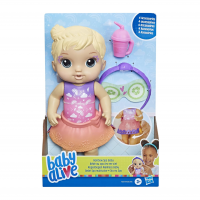 Baby Alive, Boneca, Dia No Spa - Cabelos Loiros, Inclui Máscara E Mamadeira, 22,5 Cm