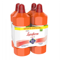 Lysoform Original, Desinfetante Líquido, Pack 4 Unidades De 1L