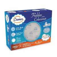 Cremer Fralda Luxo Estampa Masculina Pc Com 5 Unidades (Embalagem Pode Variar)