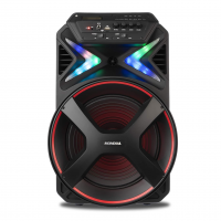MONDIAL Caixa Amplificada Connect Lights, Preto/Vermelho, 400W RMS, Bivolt - CM-400
