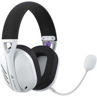 Havit Fone De Ouvido Headset Gamer Fuxi-H3 White Black, Com Fio E Sem Fio, Wireless 2,4GHz