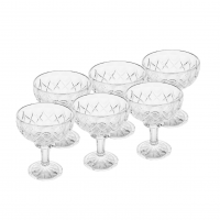 WOLFF - Conjunto 6 Taças De Sobremesa De Cristal Angel 260ml