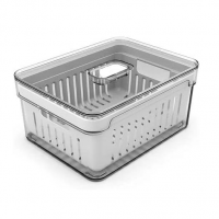 Organizador De Geladeira Com Escorredor Interno, 2,2 L