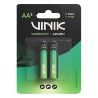 PILHA RECARREGÁVEL AA C/2-2200MAH 1.2V - VP2AB2R