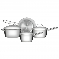 Jogo De Panelas Com 4 Peças Aço Inox Allegra Tramontina