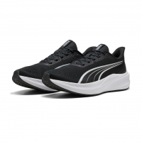 Tênis Puma Dasher Lite Unissex, Preto e Branco, 42