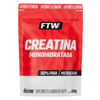 Creatina Monohidratada 100% Pura Refil 500g - FTW