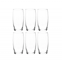 Jogo De Copos De Vidro 300ml 6 Peças Nadir - Oca Long Drink