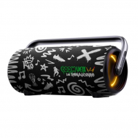 Amvox Caixa De Som Amplificada ACA 310 Grafite BoomVox 310W RMS IP56 Bivolt