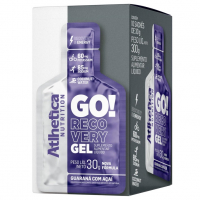 Go Energy Gel (10 Sachês) - Sabor Guaraná E Açai, Atlhetica Nutrition, Roxo