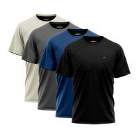 Kit 4 Camiseta Dry-fit Sandrini Masculina Academia Caminhada