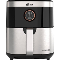 Fritadeira Oster Sem Óleo 2 Em 1 Black, 4,8L, 220V, Inox/Preto, 1500W, OFRT660